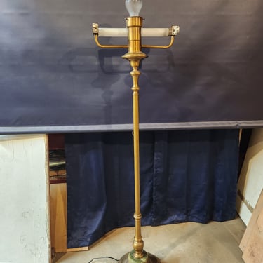Vintage Brass Floor Lamp 11" x 61"