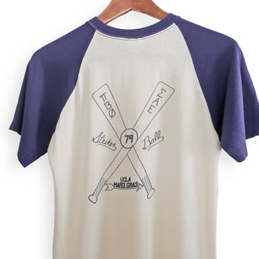 70s t shirt / UCLA t shirt / 1970s UCLA Pi Beta Phi Epsilon Alpha Epsilon baseball college fraternity t shirt Small 