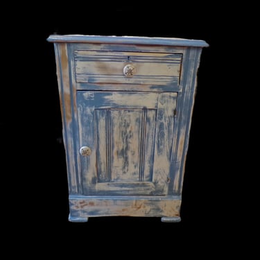 Rustic Blue Cabinet