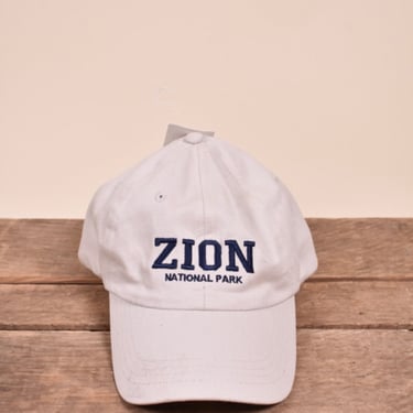 White and Navy Zion National Park Hat By Fahrenheit