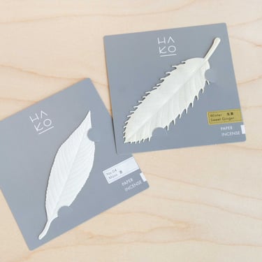 HA KO: Paper Incense Single White Leaf