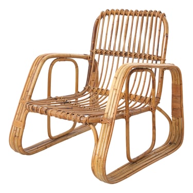 Vintage Bamboo & Rattan Chair