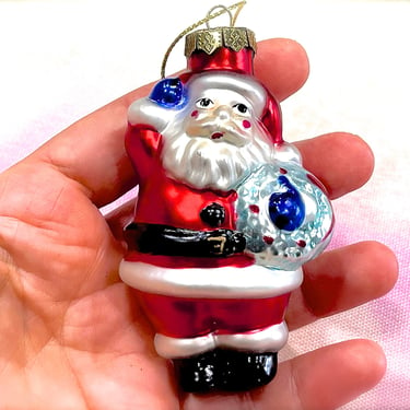VINTAGE: Glass Christmas Santa Ornament - Thomas Pacconi Collection - Replacement - Mercury Ornament - Christmas - SKU 30-404-00040243 