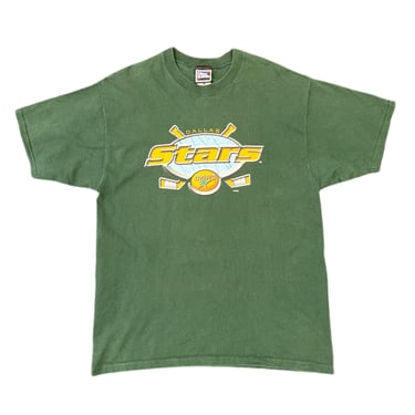 (L) Forest Green Dallas Stars Hockey T-Shirt 033022 JF