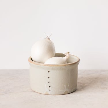 Vintage Stoneware Cheese Pot