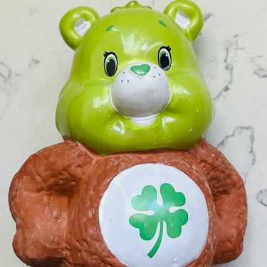 Discontinued Chia Pet Four Clover Green Care Bears - Decorative Pot Easy to Do Fun to Grow Chia Seeds #197 by LeChalet