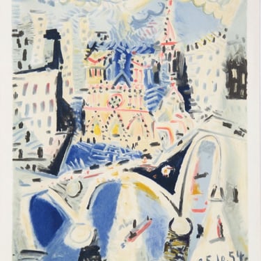 Notre Dame, Pablo Picasso (After), Marina Picasso Estate Lithograph Collection 