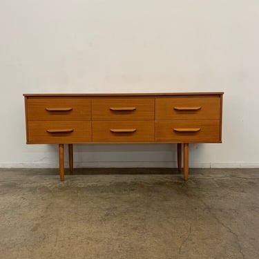 Danish Modern tall chest of drawers 