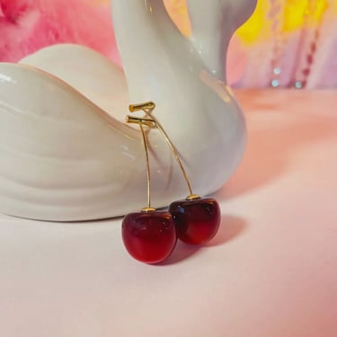 Pair of Cherry Earrings