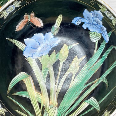Imari Bowl Beautifully Painted in Dark Floral Motif | Great Mothers Day Gift 