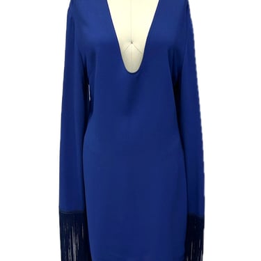 2018 Stella McCartney Crepe Fringe Dress