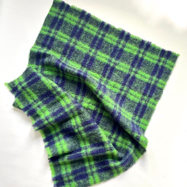 Hemmings at Donegal Design Plaid Vintage Throw Made in Ireland 