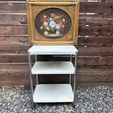 Gorgeous Antique Oil Painting “Still life” Flowers in Vase 