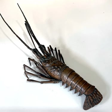 Japanese Articulate Lobster Jizai Okimono Meiji Period by Myochin Hiroyoshi