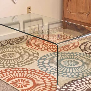 Safavieh Glass Waterfall Coffee Table