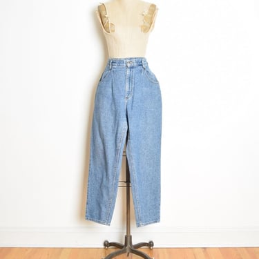 vintage 80s LEE mom jeans stone wash denim high waisted tapered pleated denim L clothing 