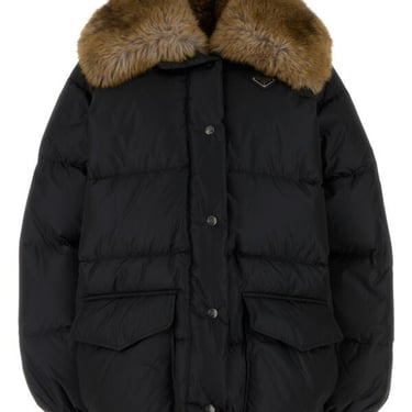 Prada Women Black Re-Nylon Down Jacket