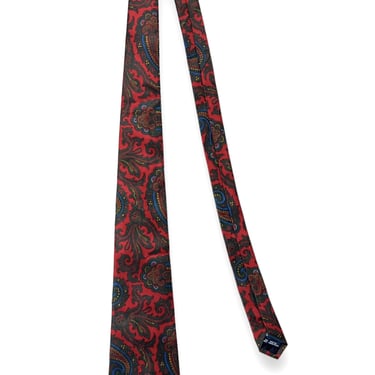 Vintage POLO RALPH LAUREN Silk Necktie ~ Paisley / Foulard / Repp Stripe ~ Preppy / Ivy Style / Trad ~ Tie 