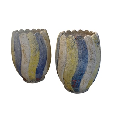 Fabulous Pair of French Tulip Planters