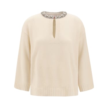 Valentino Pap Women Jewel Neck Sweater