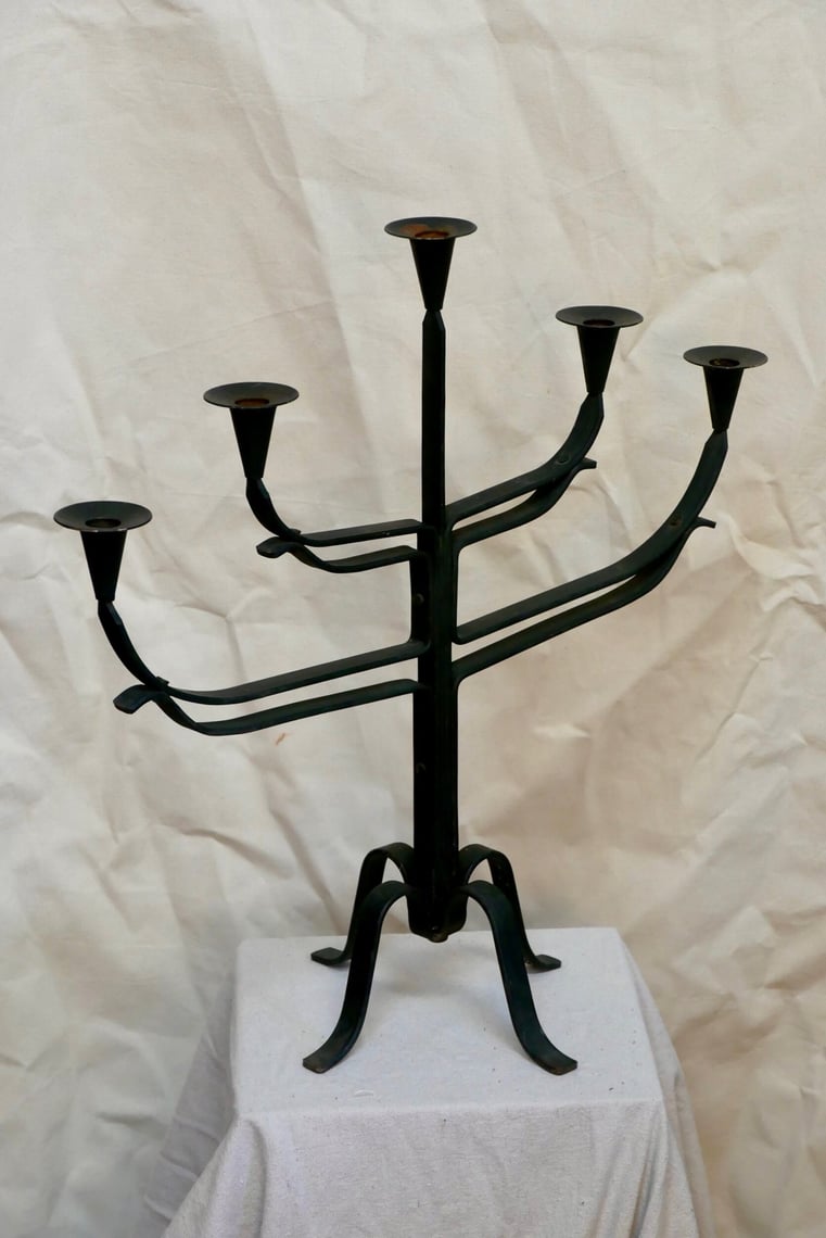 Antique Wrought Iron Candelabra Miscellanea Studio Portland, OR