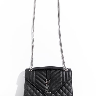 SAINT LAURENT Medium Envelope Shoulder Bag