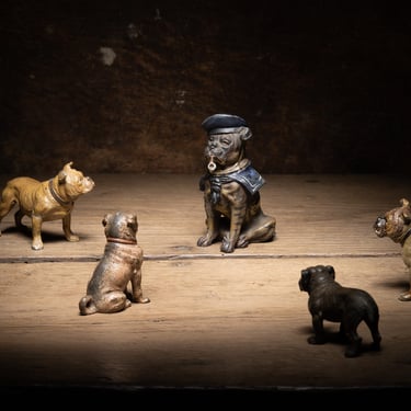 Miniature Bulldog Figures