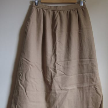 70s Evan-Picone Wool A-Line Skirt S M 27 Waist 