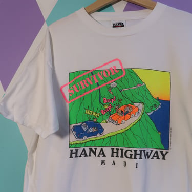 Vintage Hanna Highway Neon Graphic Tee