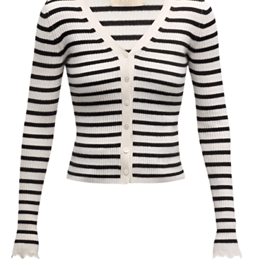 Aeris Striped Cardigan