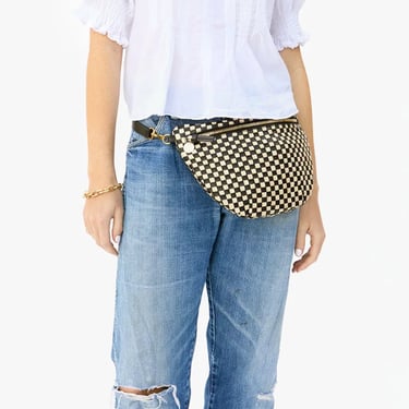 Grande Fannny - Black and Cream Woven Checker