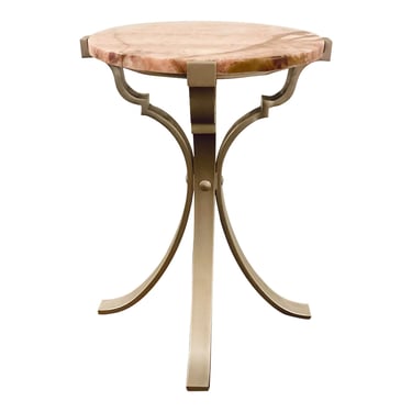 Modern Pink Dragon Onyx Spot Table