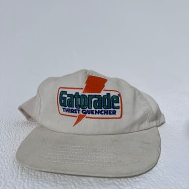 Vintage White Gatorade Snapback Hat