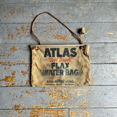 Vintage Atlas “Cool Drink” Water Bag 
