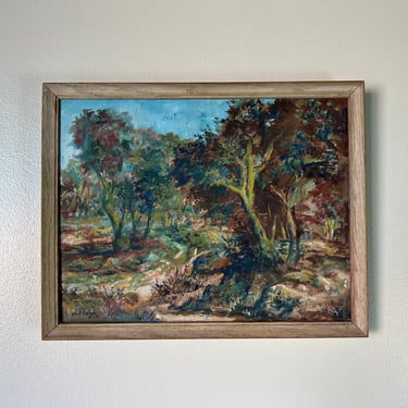 John Fabian Carlson (American/Swedish, 1875–1947) Impressionist Oil Landscape Painting 