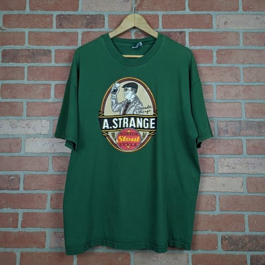 Vintage 90s Alexander Strange Scottish Ale ORIGINAL Alcohol Tee - 2 Extra Large 