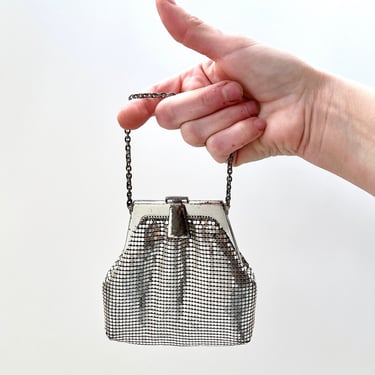 Whiting and Davis Silver Mesh Purse 