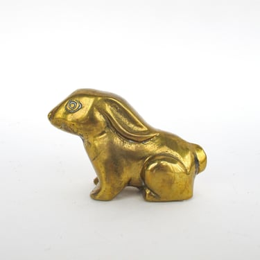 Vintage Brass Bunny Rabbit 