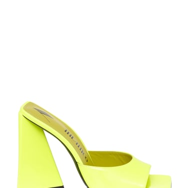 The Attico Women Yellow Devon Sandals