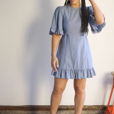 Myrtle Beverly Mini Dress - Chambray