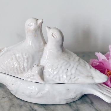 Lovebirds Ceramic Bowl 