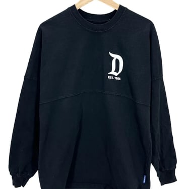 Disneyland Black Double Sided Spirit Jersey Long Sleeve Shirt Medium