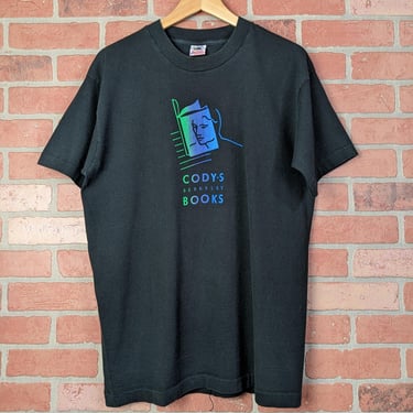 Vintage 90s Cody's Books Berkeley ORIGINAL Bookstore Tee - Large 