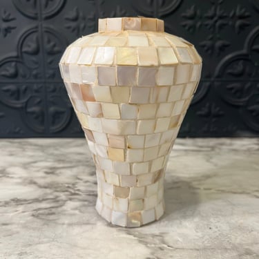 Small Capiz Shell Vase
