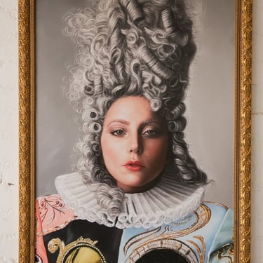 Lady Gucci, Print Framed