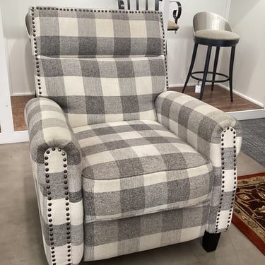 Plaid Recliner