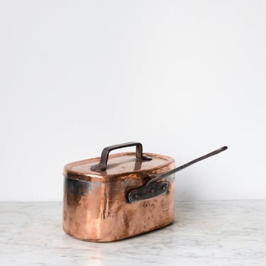Antique Copper Braising Pot