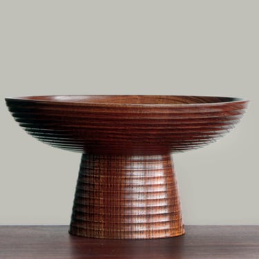 18cm / Footed Wooden Bowl | Japanese Craft 