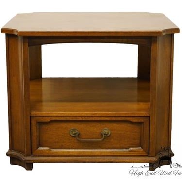 DREXEL HERITAGE Triune Collection Mahogany 27" Square Accent End Table w. Bookmatched Top 585-317 