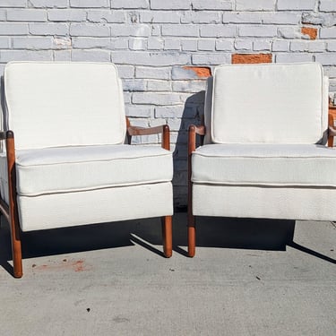 Danish Modern Lounge Chairs Newly Reupholstered - Set of 2 